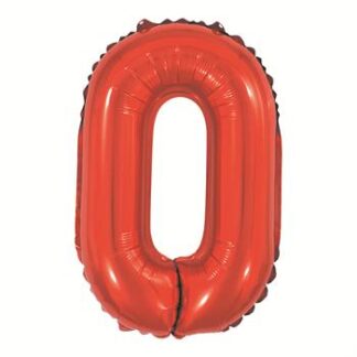 Balão metalizado 16' - 40 cm 40 cm Vermelho O
