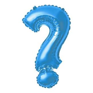 Balão metalizado 40' 100 cm Azul ?