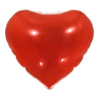 Balão Metalizado Coração 20' - 50 cm Vermelho