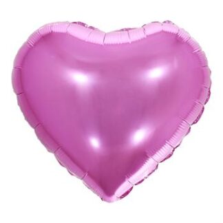 Balão Metalizado Coração 20' - 50 cm Pink