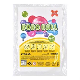 Balão Bubble Transparente 10,4'' (26 cm) pcte c/ 50