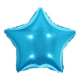 Balão Metalizado  Estrela 20' - 50 cm Azul