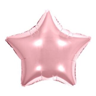 Balão Metalizado  Estrela 20' - 50 cm Rose