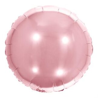 Balão Metalizado Redondo 18' - 45 cm Rose