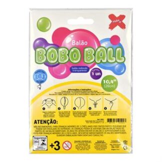Balão Bubble Transparente 10,4'' (26 cm) blister ind