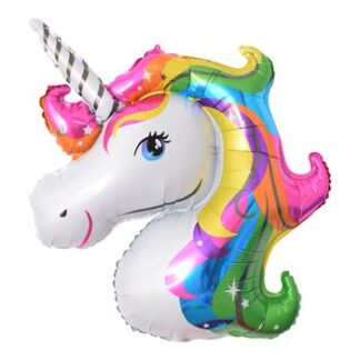 Balão Metalizado Unicornio 100x73 cm