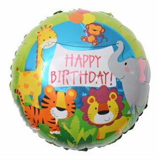 Balão Metalizado Estampado Safari 18" - 45 cm