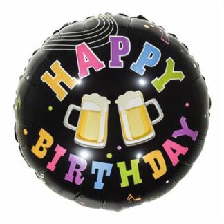 Balão Metalizado Estampado Beer 18" - 45 cm
