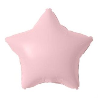 Balão Metalizado Candy 18' - 45 cm Estrela Rosa bebe