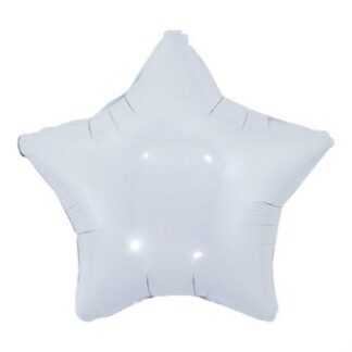Balão Metalizado  18' - 45 cm Estrela Branco