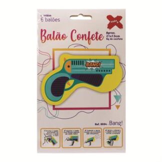 Lança Confete Balão Pistola - c/6
