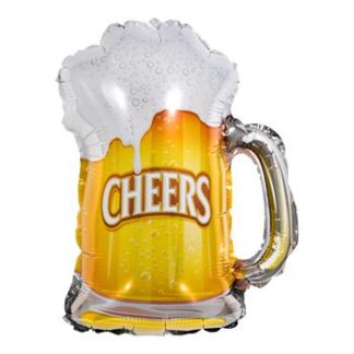 Balão Metalizado Beer 27x43 cm