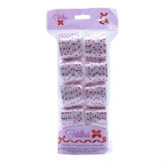 FITILHO 5MMX50M ESTAMPADO LOVE VERMELHO - PCT C/ 10 ROLOS