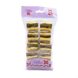 FITILHO 5MMX20M DOURADO METALIZADO - PCT C/ 10 ROLOS
