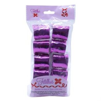 FITILHO 5MMX20M PINK METALIZADO - PCT C/ 10 ROLOS