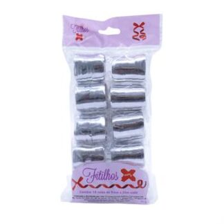 FITILHO 5MMX20M PRATA METALIZADO - PCT C/ 10 ROLOS