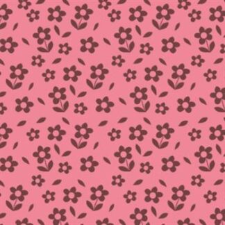 Placa de Eva Estamp. 40cm x 60 cm - Pct c/ 5 fls - Florzinha Rosa e Marrom