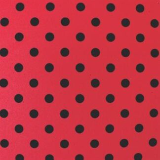 Placa de Eva Estamp. 40cm x 60 cm - Pct c/ 5 fls - Bolinha Vermelho e Preto