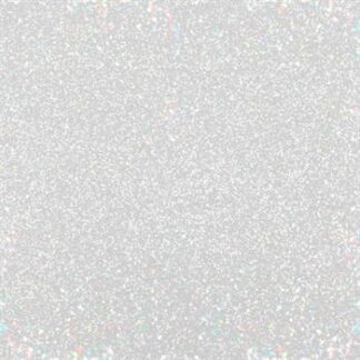 Placa de Eva Glitter 40cm x 48 cm - Pct c/ 10 fls - Branco