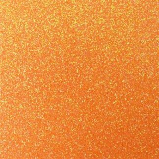 Placa de Eva Glitter 40cm x 48 cm - Pct c/ 10 fls - Laranja neon