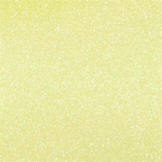 Placa de Eva Glitter 40cm x 60 cm - Pct c/ 5 fls - Pastel Amarelo Baunilha