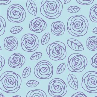 Placa de Eva Estamp. 40cm x 60 cm - Pct c/ 5 fls - Floral Rosas