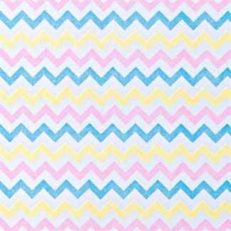 Placa de Eva Estamp. 40cm x 60 cm - Pct c/ 5 fls - Chevron Baby